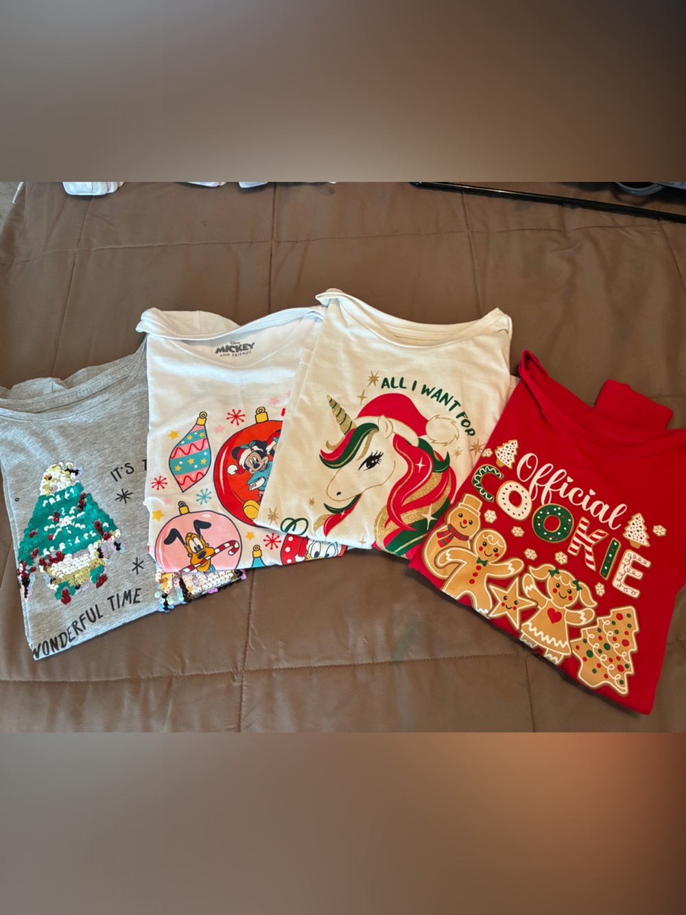 Holiday Graphic Tee Bundle - Multicolor Christmas Prints